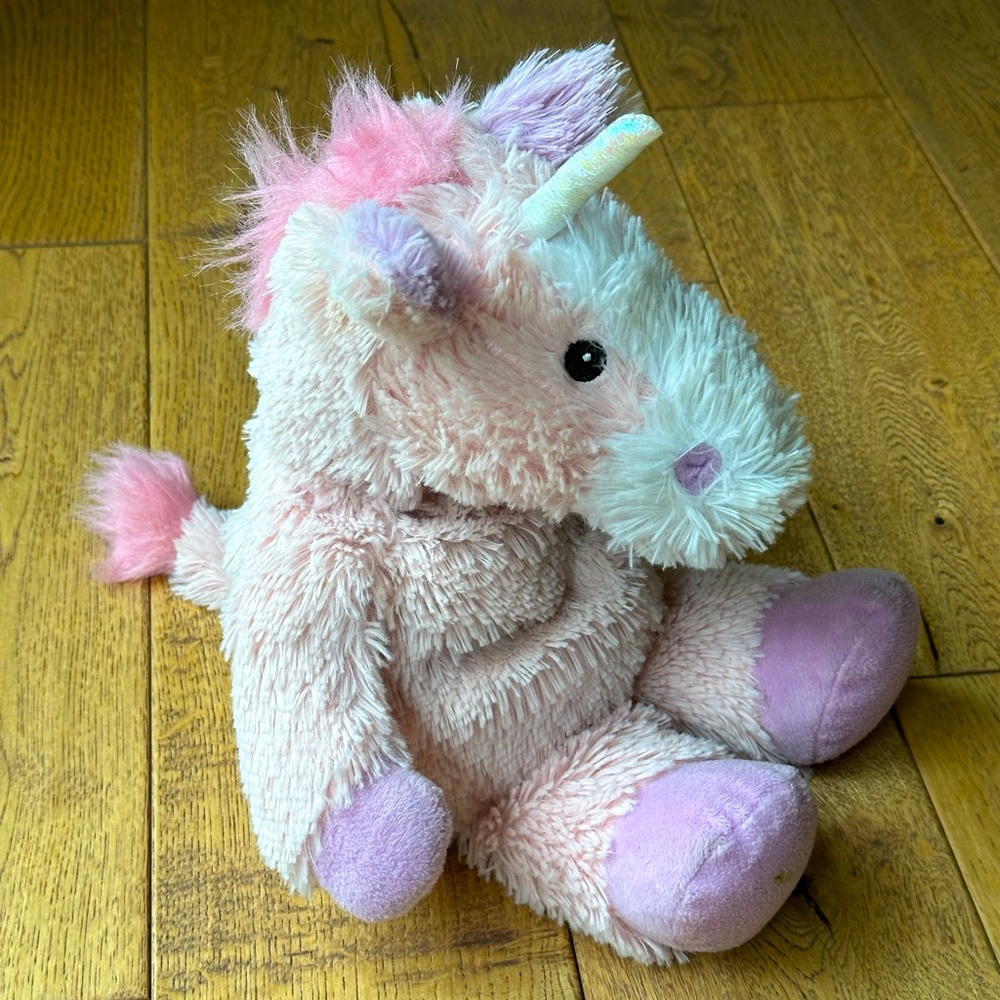 Warmies Pink Unicorn Soothing Plush